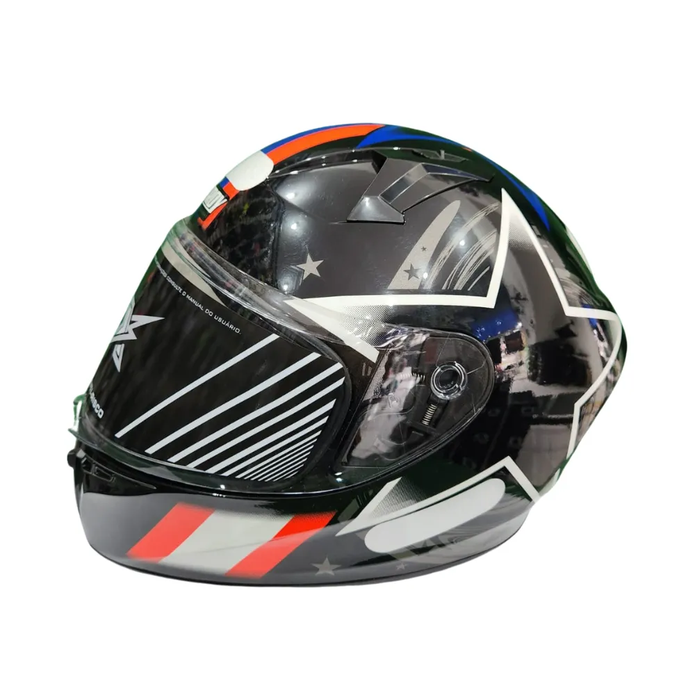 Capacete Ebf Xtroy FF 526 COSMIC Branco Imagem