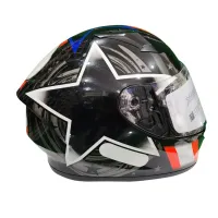 Capacete Ebf Xtroy FF 526 COSMIC Branco - Foto 2