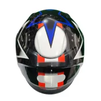 Capacete Ebf Xtroy FF 526 COSMIC Branco - Foto 5