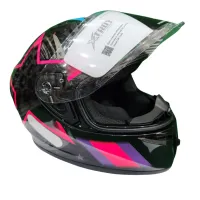 Capacete Ebf Xtroy FF 526 COSMIC Rosa - Foto 6