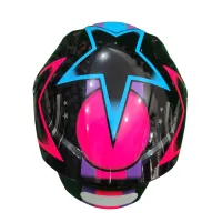 Capacete Ebf Xtroy FF 526 COSMIC Rosa - Foto 7