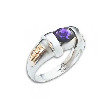    Anel de formatura prata 950 - AN019