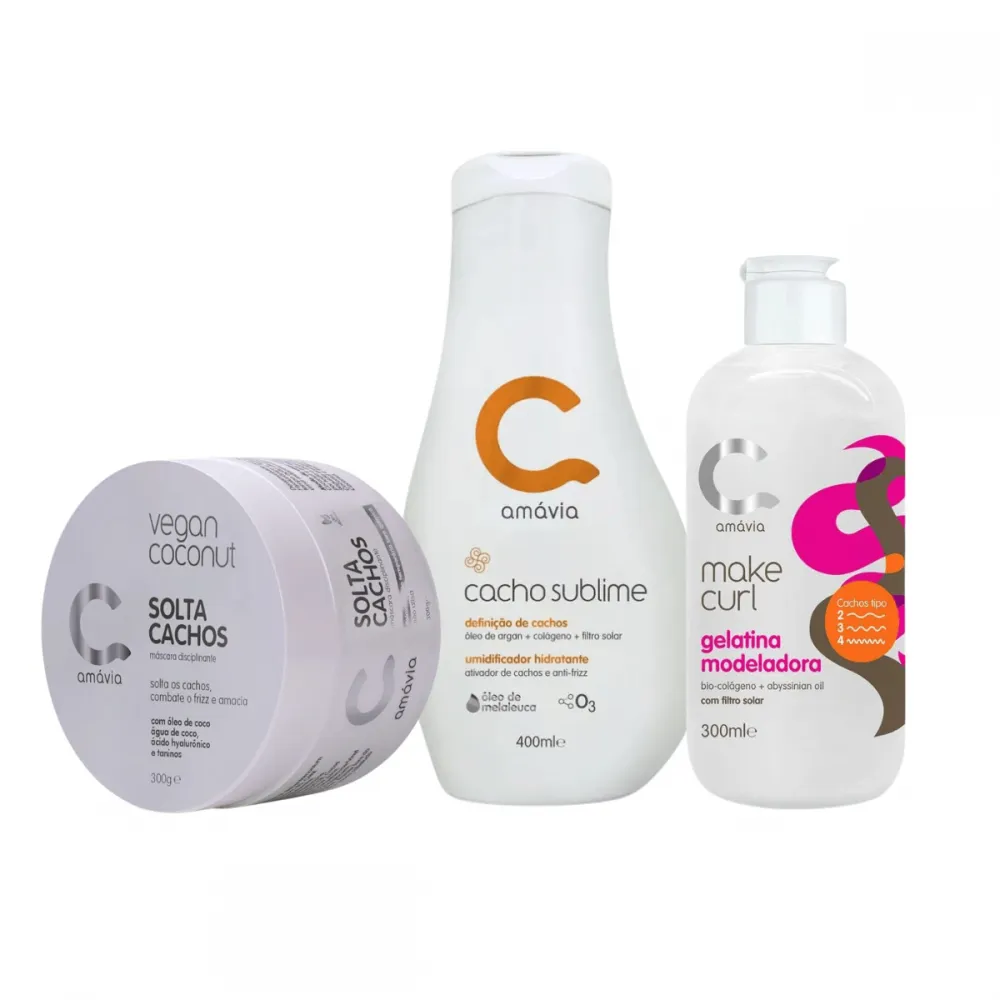 Combo Cacho Solto e Modelado