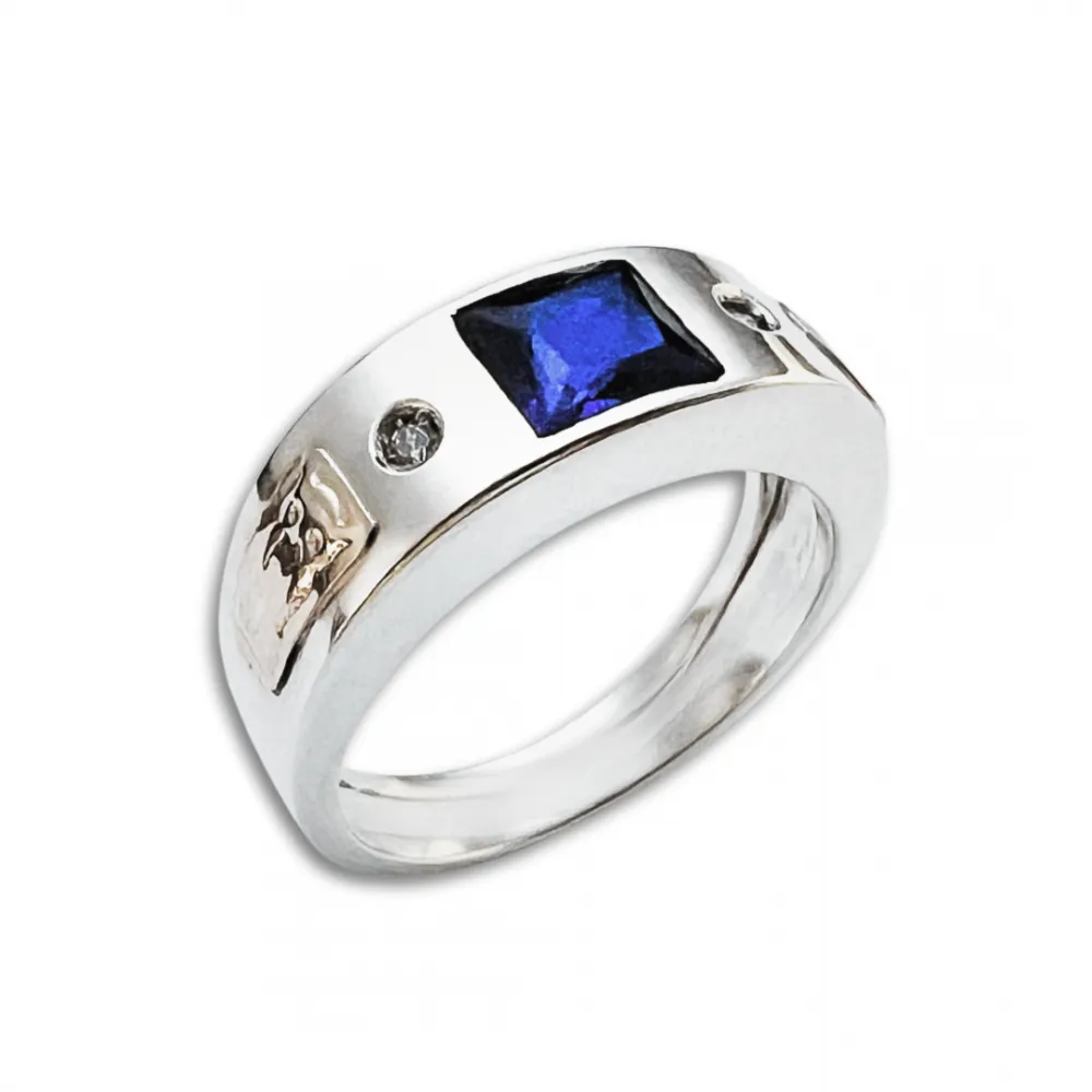  Anel de formatura prata 950 - AN025 Imagem