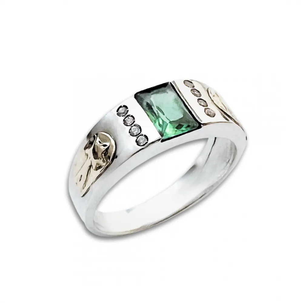    Anel de formatura prata 950 - AN053