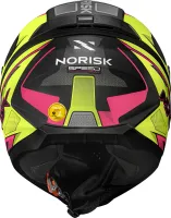 CAPACETE NORISK RAZOR SPEEDMAX  Amarelo / Rosa - Foto 2