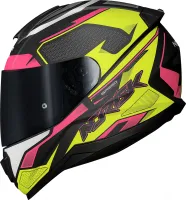 CAPACETE NORISK RAZOR SPEEDMAX  Amarelo / Rosa - Foto 3