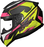 CAPACETE NORISK RAZOR SPEEDMAX  Amarelo / Rosa - Foto 4