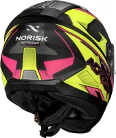 CAPACETE NORISK RAZOR SPEEDMAX  Amarelo / Rosa - Foto 10