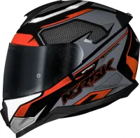 CAPACETE NORISK RAZOR SPEEDMAX  Cinza / Vermelho - Foto 5