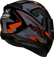 CAPACETE NORISK RAZOR SPEEDMAX  Cinza / Vermelho - Foto 9