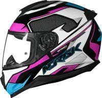 CAPACETE NORISK RAZOR SPEEDMAX  Azul / Rosa / Branco - Foto 4