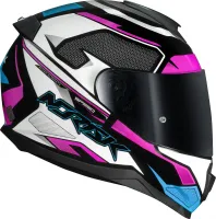 CAPACETE NORISK RAZOR SPEEDMAX  Azul / Rosa / Branco - Foto 5