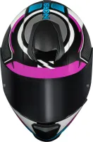 CAPACETE NORISK RAZOR SPEEDMAX  Azul / Rosa / Branco - Foto 6