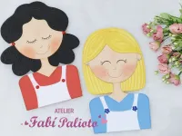 G1.763 Gabarito de Moldes  em MDF  Marias - Foto 2