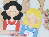 G1.763 Gabarito de Moldes  em MDF  Marias - Foto 3