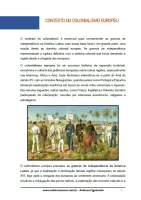 675 - História - As Independências na América Latina - Contexto do Colonialismo Europeu - 9º ano - PDF com 10 páginas - Foto 2