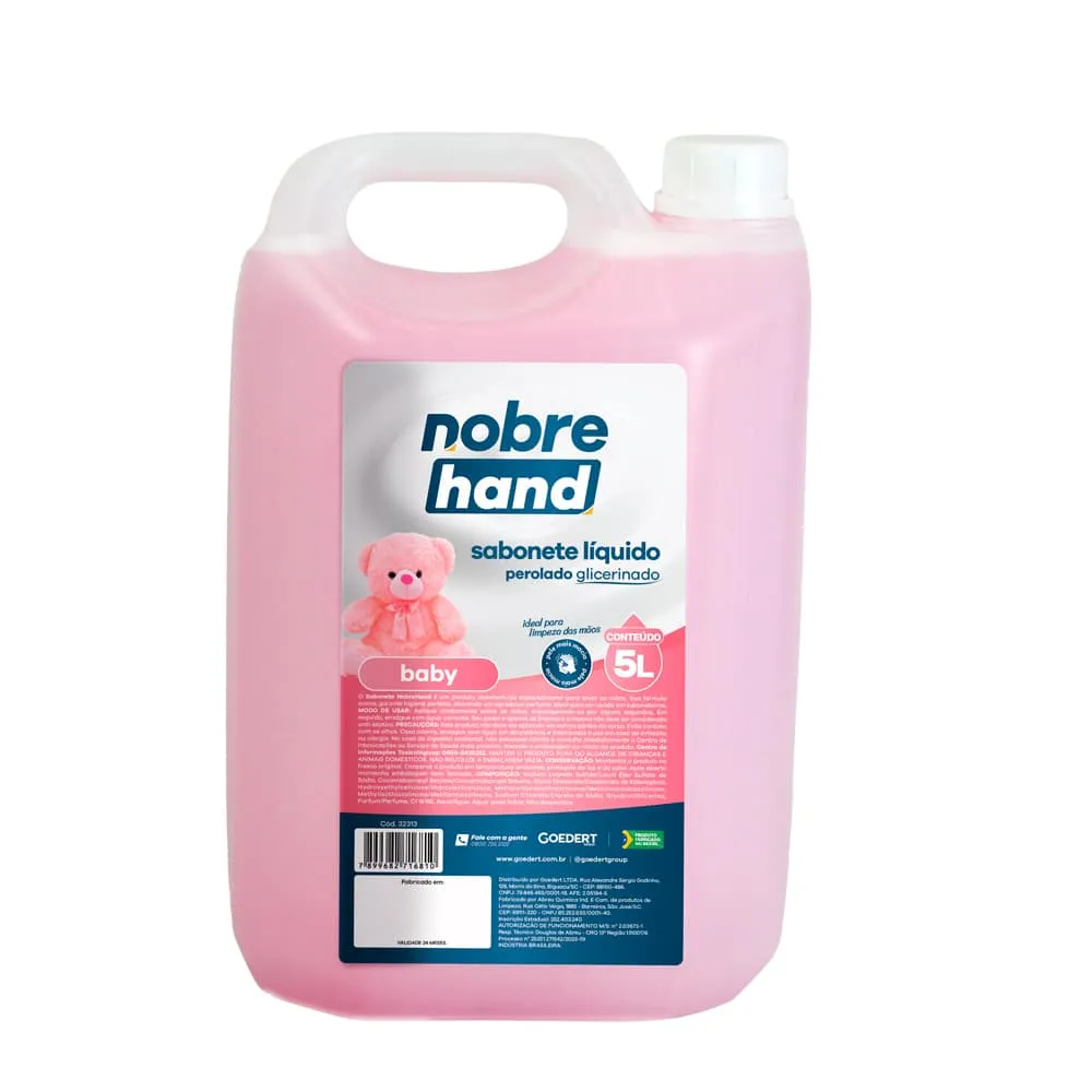 Sabonete Líquido Perolado – Baby – 5l – Nobre Hand