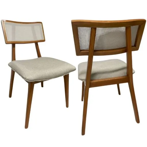 Kit 2 Cadeiras Lara/Bela Champagne/Linho Saturno Bege 01 – AVALON DECOR