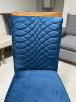 Kit 2 Cadeiras Hamburgo Mel/Azul – ART ASSENTOS - Foto 3