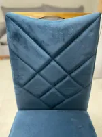 Kit 2 Cadeiras Malu Nature Azul – CLEFATOS DECOR - Foto 4
