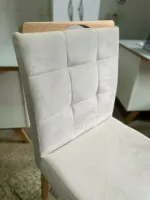 Kit 2 Cadeiras Camila Mel Bege – AK DECOR - Foto 4