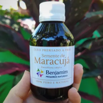 Óleo de SEMENTE DE MARACUJÁ ORGÂNICO - Prensado a frio