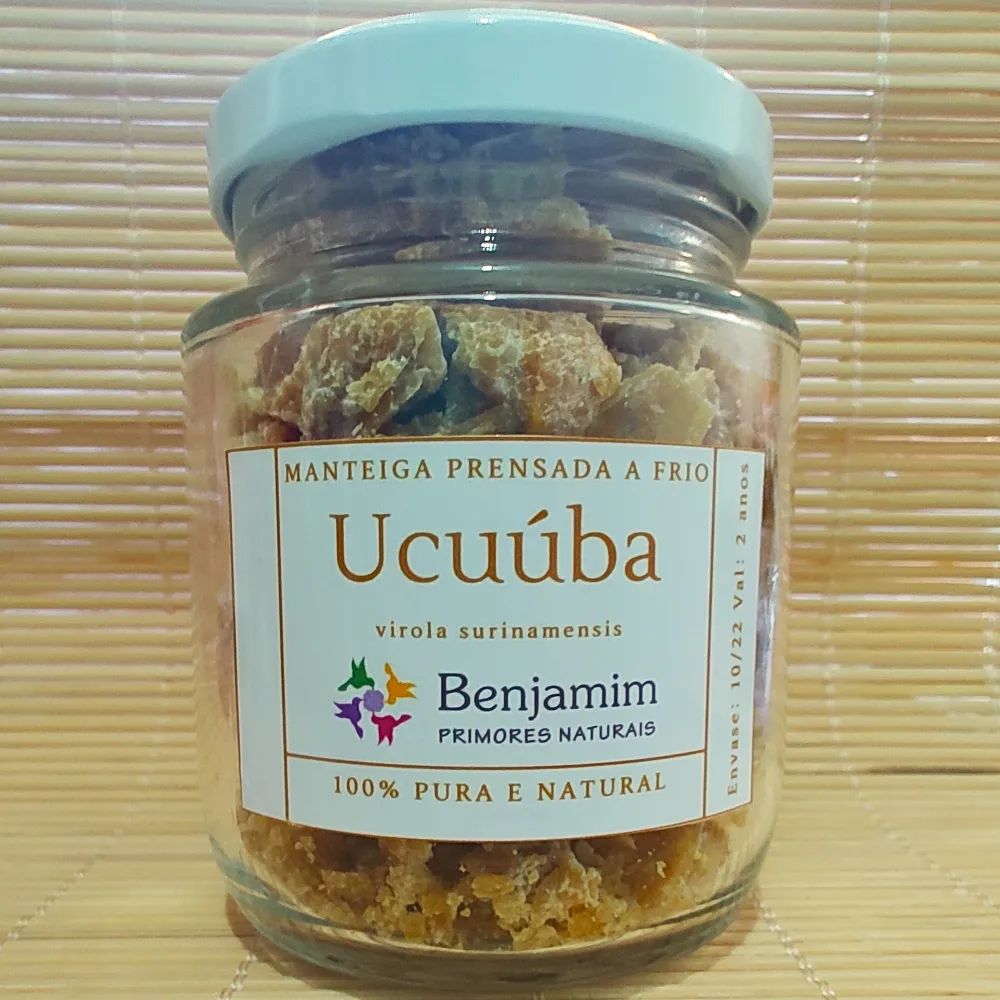Manteiga de UCUÚBA ORGÂNICA - prensada a frio