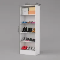 Multiuso Sapateira 2 Portas Premium/Vip Branco – CARIOCA MÓVEIS - Foto 4