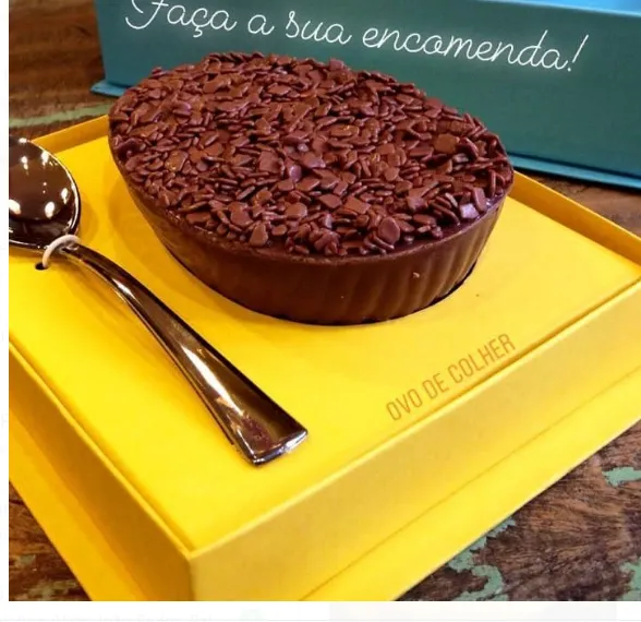 Caixa p/ 1 ovo de colher de 100 a 150 grs - CARTONAGEM 