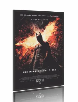 Quadro Pôster Filme Batman O Cavaleiro Das Trevas Ressurgem 4