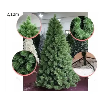 Árvore De Natal 2,10m 566 Galhos Pinheiro