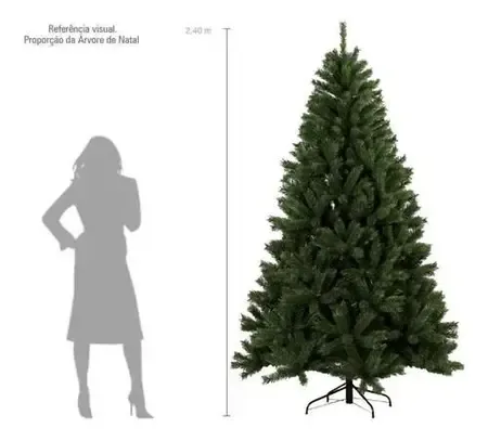 Árvore Natal Imperial Noruega 2,10m Imagem