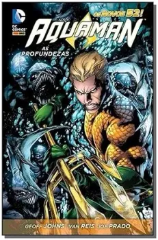 HQ AQUAMAN OS NOVOS 52 AS PROFUNDEZAS (PRODUTO USADO - MUITO BOM)
