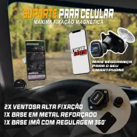 SUPORTE PARA CELULAR MAGNÉTICO UTILITY PRO EXPEDIÇÃO OFFROAD - Foto 2