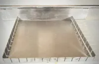   BID2020/144 - kit 2 Cortador de Barrinhas Bandeja Dentada + Lâmina p/ tapioca, chocolate, brownie, bolos, barrinhas de cereais...