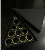 Cx. 10 bombons Triângulo - C/ Berço - Tampa e Fundo Cartonagem - Foto 5