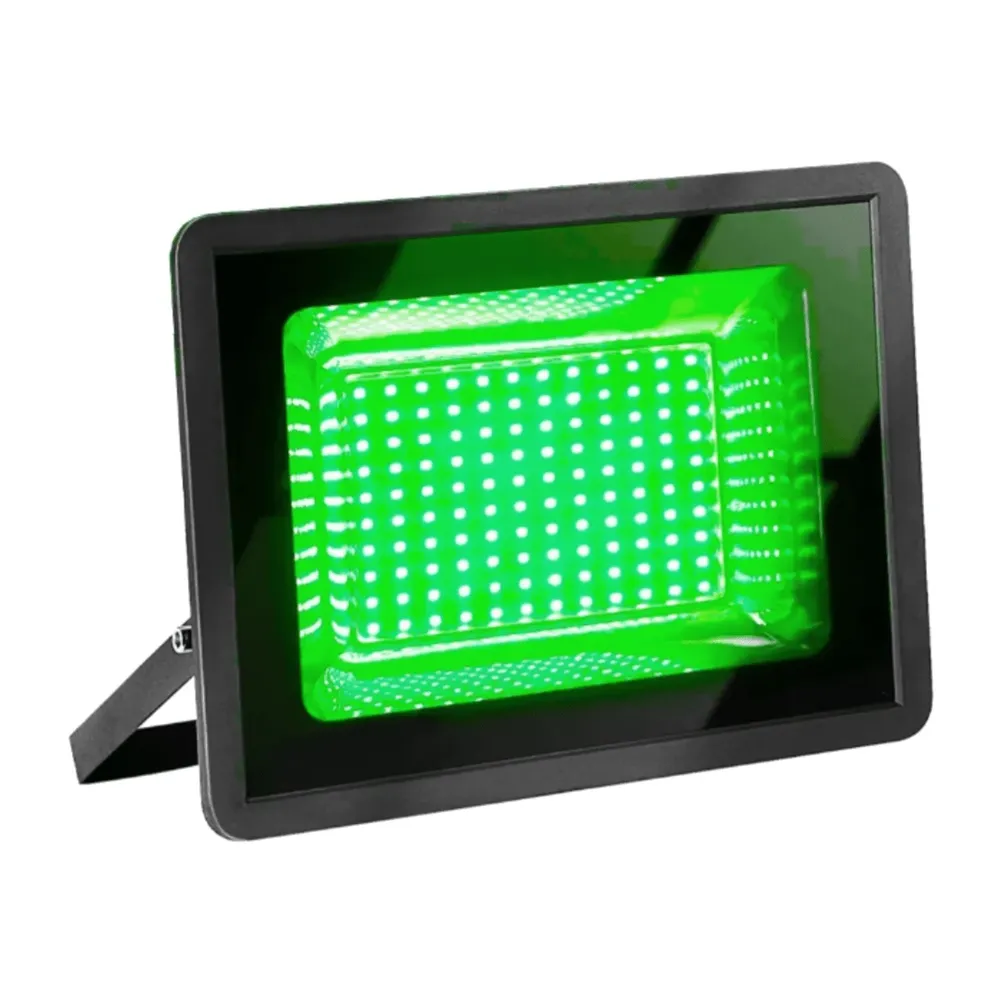 Refletor de Led smd 100w Bivolt verde