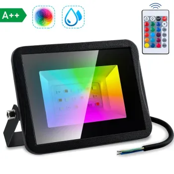 Refletor de Led smd 200w Bivolt rgb colorido