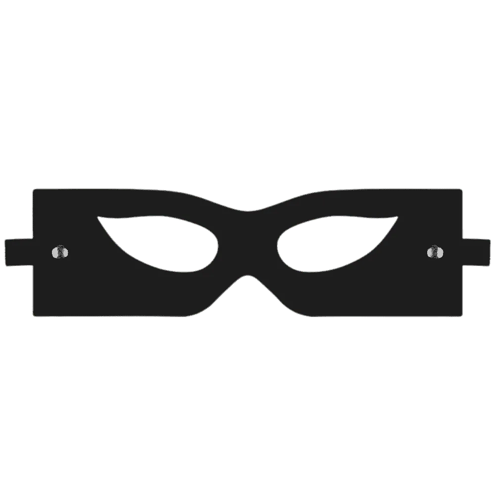 Mascara Venda Retangular Black Imagem