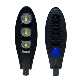 Luminaria Publica Led cob 150w com base e rele Bivolt concha
