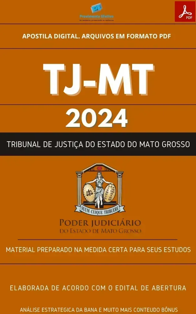 Apostila TJ MT Analista Judiciário ENGENHARIA ELÉTRICA 2024 Imagem