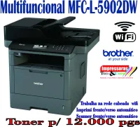 Impressora Laser Multifuncional Brother MFC-L5902DW 