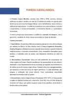 679- História - Guerras Mundiais - Primeira Guerra Mundial - 9º ano - PDF com 19 páginas - Foto 2