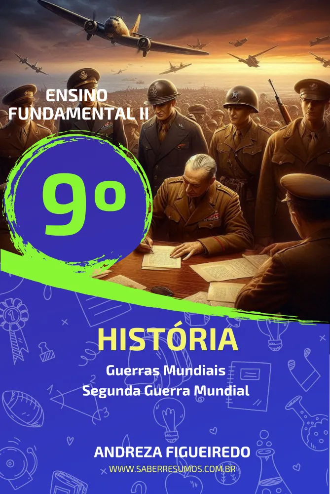 680 - História - Guerras Mundiais - Segunda Guerra Mundial - 9º ano - PDF com 32 páginas Imagem