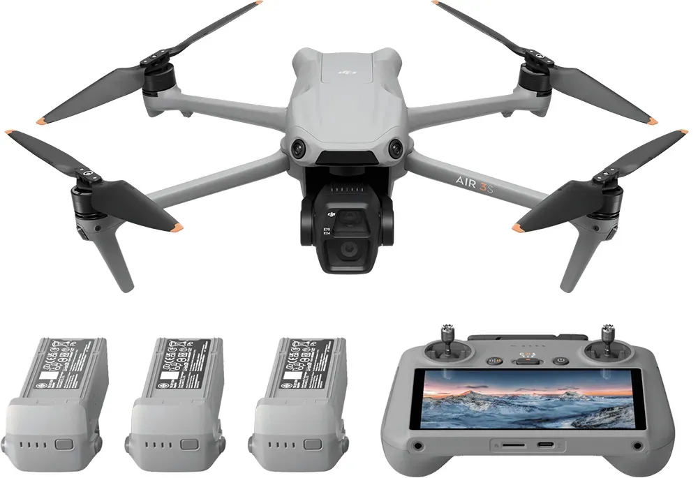 DJI056 - Drone DJI Air 3S Fly More Combo (Com tela)