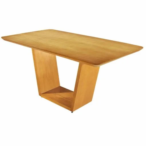 Mesa Atenas 160 Imbuia Natural (S/Vidro) – MARKA MÓVEIS