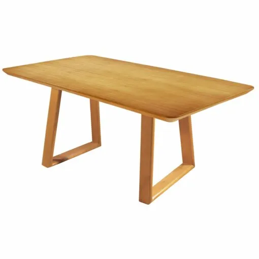 Mesa Ipanema 160 Imbuia Natural (S/Vidro) – MARKA MÓVEIS