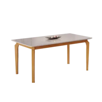 Mesa Alegra 120 Cinamono/Off White – JCM MOVELARIA - Foto 2