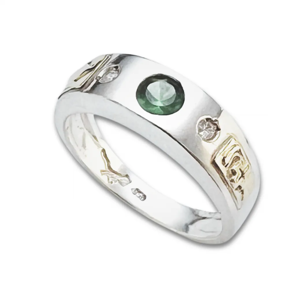  Anel de formatura prata 950 - AN030 Imagem